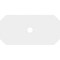 Ekena Millwork Emerald Architectural Grade PVC Ceiling Medallion, 34"W x 17"H x 3"ID x 11 3/4"C x 1"P, One-Piece CMP34X17ED-03000 - alternate 2